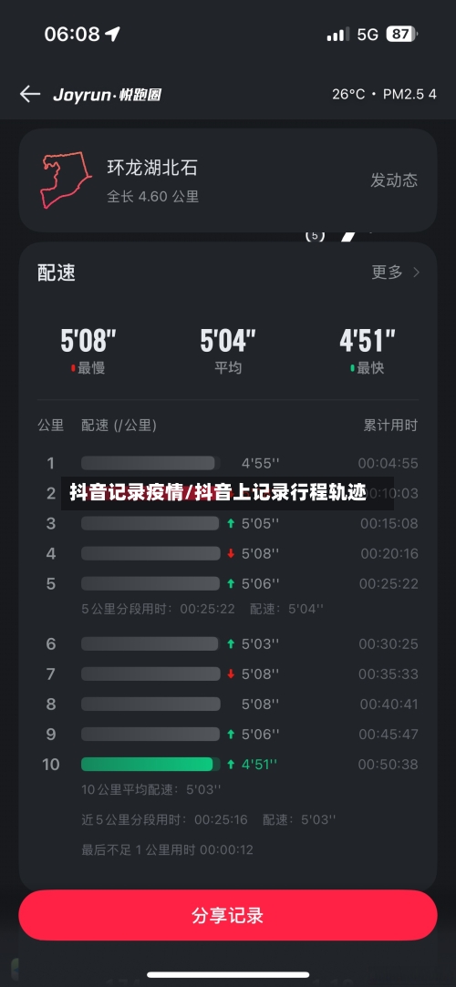 抖音记录疫情/抖音上记录行程轨迹-第3张图片