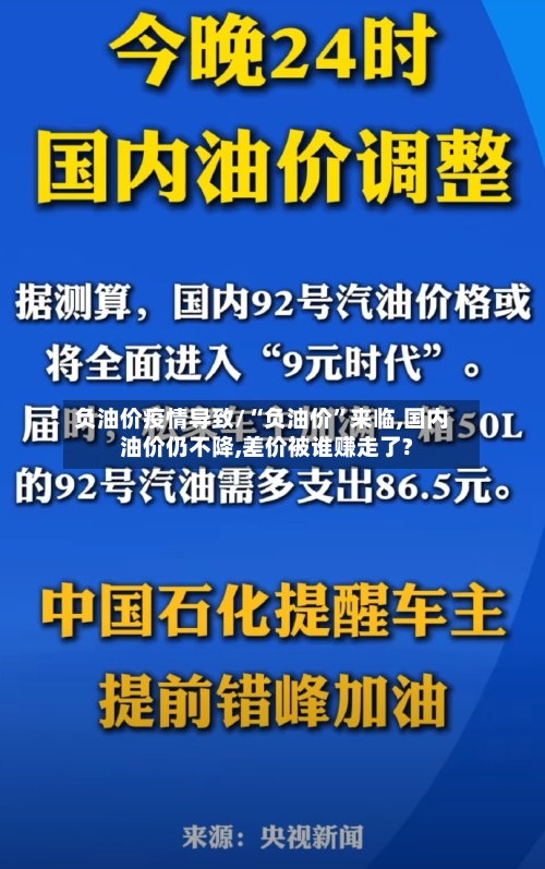 负油价疫情导致/“负油价	”来临,国内油价仍不降,差价被谁赚走了?-第2张图片