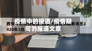 疫情中的报道/疫情期间的报道文章